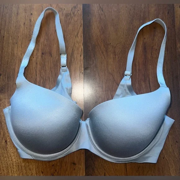 Aerie Sunnie Demi Bra – 36D – Shimmery Silver ✨ - Picture 3 of 8
